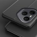 Honor 400 Pro Smart Clear View Lompakkokotelo - Musta