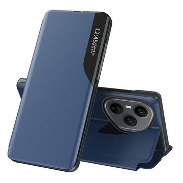 Honor 400 Pro Smart Clear View Lompakkokotelo - Sininen
