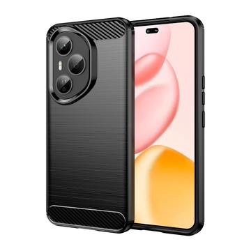 Honor 400 Pro Harjattu TPU Suojakuori - Hiilikuitu