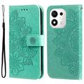 Honor 600 Smart Mandala -lompakkokotelo rannehihnalla - mintunvihreä