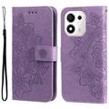 Honor 600 Smart Mandala -lompakkokotelo rannekkeella - violetti