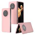 Honor Magic V3 Kumipäällysteinen Muovikuori - Pinkki
