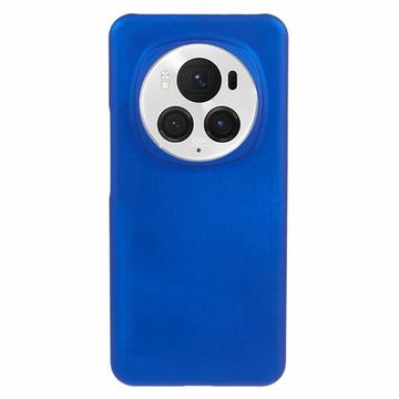 Honor Magic6 Pro Kumipäällysteinen Muovikuori - Sininen