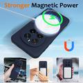 Honor Magic7 Pro Nestemäinen Silikoni Suojakuori - MagSafe-yhteensopiva - Tummansininen