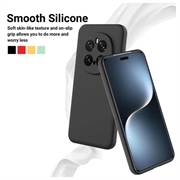 Honor Magic7 Pro Nestemäinen silikonikotelo (Avoin pakkaus - Bulkki Tyydyttävä) - Musta
