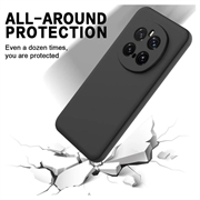 Honor Magic7 Pro Nestemäinen silikonikotelo (Avoin pakkaus - Bulkki Tyydyttävä) - Musta