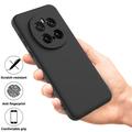 Honor Magic7 Pro Nestemäinen silikonikotelo käsihihnalla