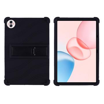 Honor Pad 10 silikoni kotelo potkukiinnikkeellä - musta