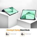 Honor Pad X8a Tri-Fold Sarjan Smart Lompakkokotelo - Sininen