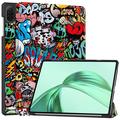 Honor Pad X8a Tri-Fold Sarjan Smart Lompakkokotelo - Graffiti