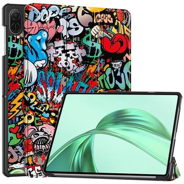 Honor Pad X8a Tri-Fold Sarjan Smart Lompakkokotelo - Graffiti