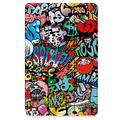 Honor Pad X8a Tri-Fold Sarjan Smart Lompakkokotelo - Graffiti