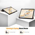Honor Pad X9a Tri-Fold Series Smart Folio -kotelo - ruusukultainen