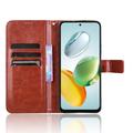 Honor Play 60 Plus/200 Smart Lompakkokotelo Magneettisella Sulkijalla - ruskea