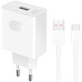 Honor SuperCharge -virtalähde USB-C-kaapelilla HN-110600E00 - 66W - valkoinen