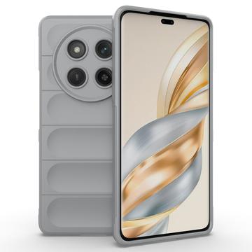Honor X60 Pro Rugged TPU Suojakuori - Vaaleanharmaa