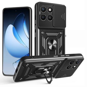 Honor X8c Pyörivä Rengashybridikotelo Kamerasuojalla