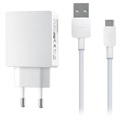 Huawei 55030254 MicroUSB Seinälaturi - 2A - Valkoinen