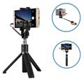 Huawei AF14 Langallinen Selfie-keppi & Tripod-jalustalla 02452342 - Musta