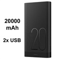 Huawei AP20 2xUSB Virtapankki - 20000mAh - Musta