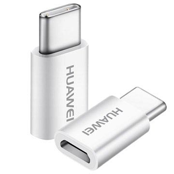 Huawei AP52 MicroUSB / USB 3.1 C-Tyyppi Sovitin - Valkoinen