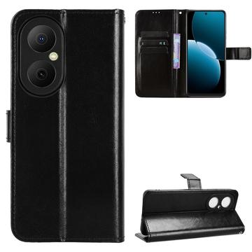 Huawei Enjoy 80 Lompakkokotelo jalustalla - musta