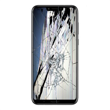 Huawei Honor Play LCD-näytön ja Kosketusnäytön Korjaus - Musta