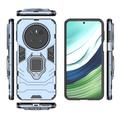 Huawei Mate 70 Hybridikotelo Sormuspidikkeellä - Sininen