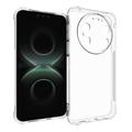 Huawei Mate 80 Pro Max Iskunkestävä silikonikotelo - Läpinäkyvä