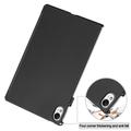 Huawei MatePad 11.5 S Tri-Fold Sarjan Smart Lompakkokotelo - Musta