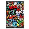 Huawei MatePad 11.5 S Tri-Fold Sarjan Smart Lompakkokotelo - Graffiti
