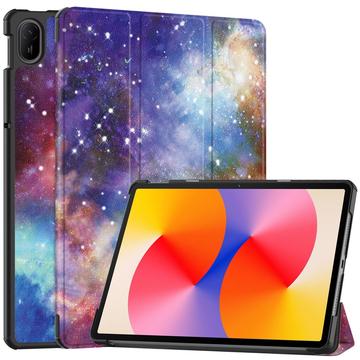Huawei MatePad SE 11 Tri-Fold Sarjan Smart Lompakkokotelo - Galaksi