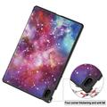 Huawei MatePad SE 11 Tri-Fold Sarjan Smart Lompakkokotelo - Galaksi