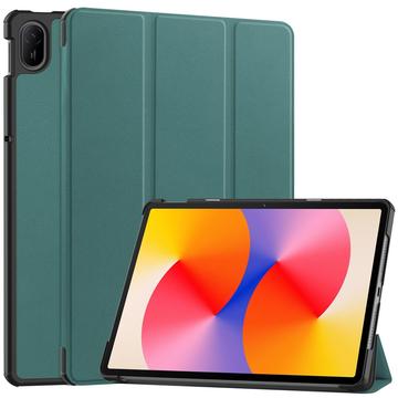 Huawei MatePad SE 11 Tri-Fold Sarjan Smart Lompakkokotelo - Vihreä
