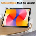 Huawei MatePad SE 11 Tri-Fold Sarjan Smart Lompakkokotelo - Kissa