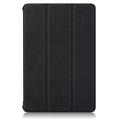 Huawei MatePad T10/T10s Tri-Fold Sarjan Smart Lompakkokotelo - Musta