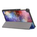 Huawei MatePad T10/T10s Tri-Fold Sarjan Smart Lompakkokotelo - Galaksi