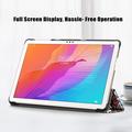 Huawei MatePad T10/T10s Tri-Fold Sarjan Smart Lompakkokotelo - Graffiti