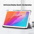 Huawei MatePad T10/T10s Tri-Fold Sarjan Smart Lompakkokotelo - Harmaa