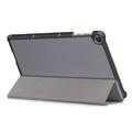 Huawei MatePad T10/T10s Tri-Fold Sarjan Smart Lompakkokotelo - Harmaa