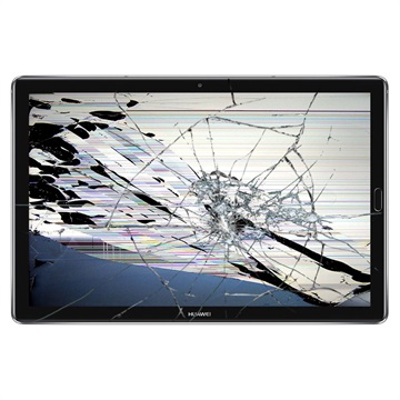 Huawei MediaPad M5 10 LCD-näytön ja Kosketusnäytön Korjaus - Musta