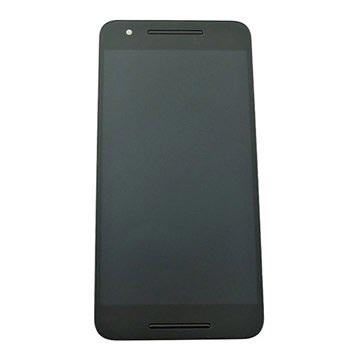 Huawei Nexus 6P Etukuori & LCD Näyttö - Musta