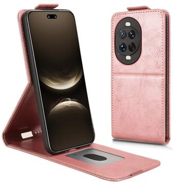 Huawei Nova 14 Ultra Pystysuuntainen läppäkotelo jalustalla - Ruusukulta