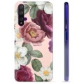 Huawei Nova 5T TPU Suojakuori - Romanttiset Kukat