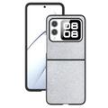 Huawei Nova Flip Tekojalokivi Rakenne Hybridkotelo - hopea