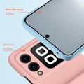 Huawei Nova Flip Kumipäällysteinen Muovikuori - Pinkki