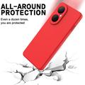 Huawei Nova Y73 Nestemäinen silikonikotelo käsihihnalla