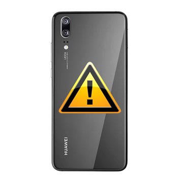 Huawei P20 Takakannen Korjaus - Musta