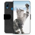 Huawei P20 Lite Premium Lompakkokotelo - Kissa