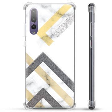 Huawei P20 Pro Hybrid Suojakuori - Abstraktin Marmori